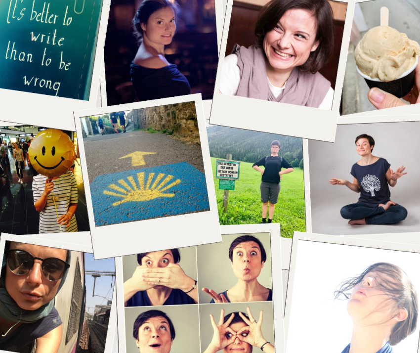 Lena Raubaum steht and&auml;chtig auf einer B&uuml;hne.